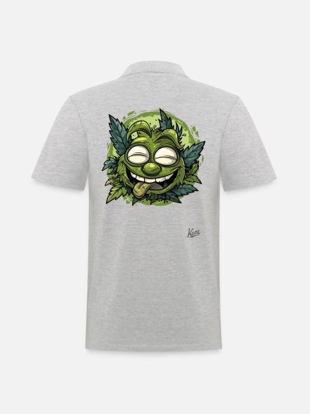 The Ever-Intoxicated Forest Goblin - Men's Polo Shirt - heather grey