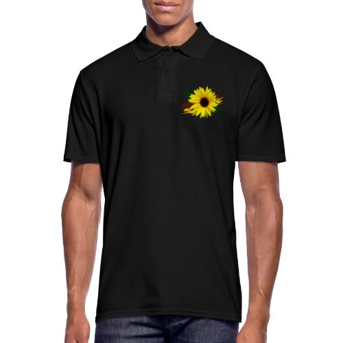 Sonnenblume, Sonnenblumen, Blume, floral, blumig - Männer Poloshirt
