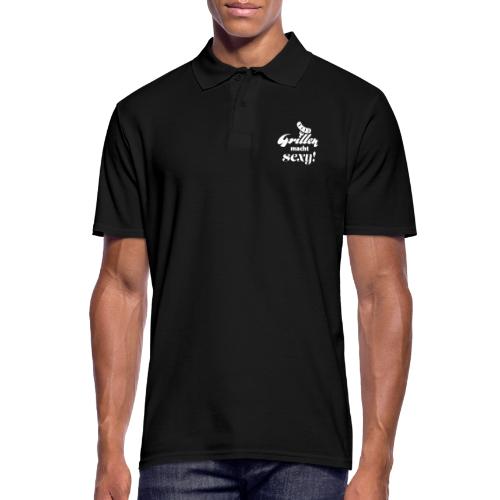 Grillen Geschenk für Männer T-Shirt Schürze - Männer Poloshirt