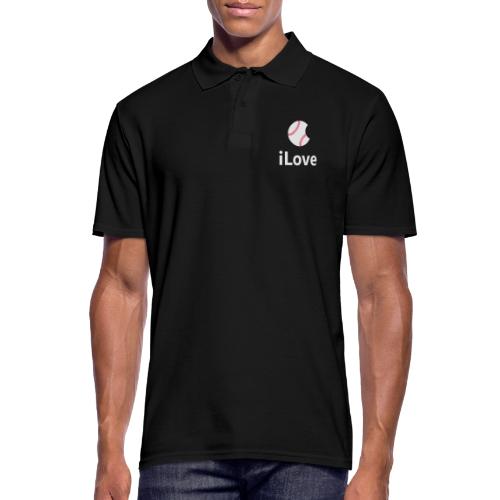 Baseball Logo iLove Baseball - Koszulka polo męska