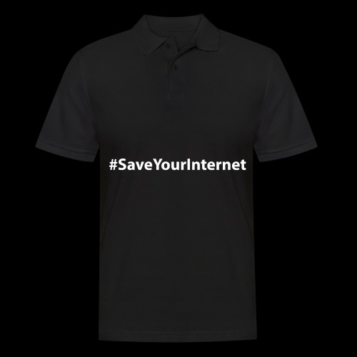 #SaveYourInternet - Männer Poloshirt
