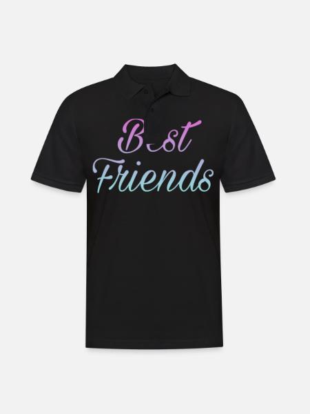 Best friend - best friend - Men's Polo Shirt - black