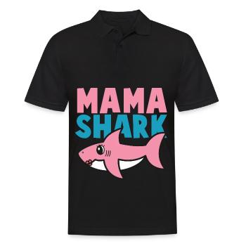 Shark - Schirt Shark Mama Idée Cadeau - Polo Homme - noir - Devant - Kai (181cm)