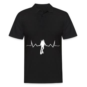 Plongée - cadeau de combinaison de sports de vacances de chemise - Polo Homme - noir - Devant - Kai (181cm)