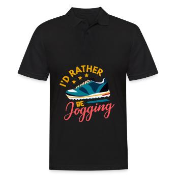 Jogging - Chemise Running Sports Leisure Gift - Polo Homme - noir - Devant - Kai (181cm)
