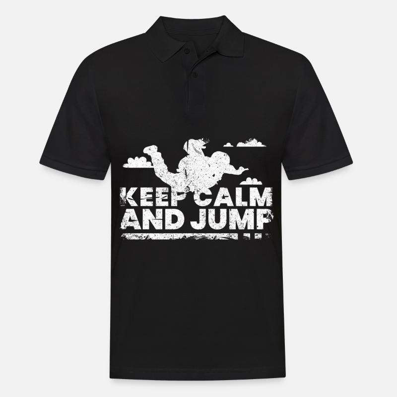 Skydiving Skydiving Sky Diving - Men's Polo Shirt - black