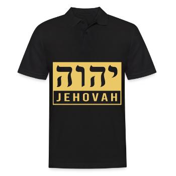 Jude Jüdisch Judentum Yeshua - Männer Poloshirt - Schwarz - Vorne - Kai (181cm)
