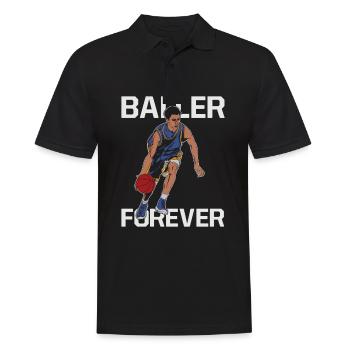 Basketballspieler Michael jordan Bayern - Männer Poloshirt - Schwarz - Vorne - Kai (181cm)