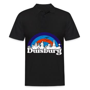 Duisburg Stadt Industrie Kohle Ruhrpott - Männer Poloshirt - Schwarz - Vorne - Kai (181cm)