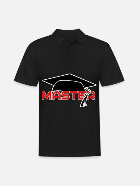 teacher master - Men's Polo Shirt - black
