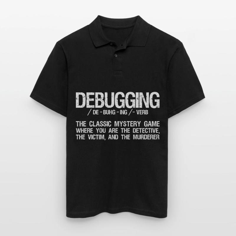 Informaticien Coding - Programmation de débogage Polo Homme