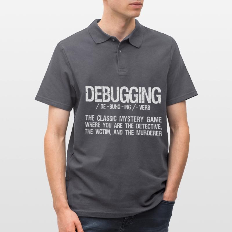 Informatiker Coding - Debugging Programmieren Männer Poloshirt
