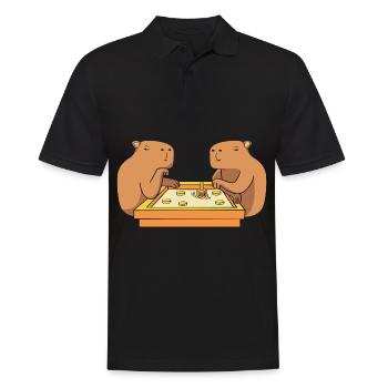 Hanukah Hanukkah Chanukkah - Männer Poloshirt - Schwarz - Vorne - Kai (181cm)