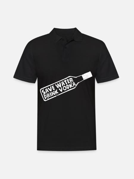Vodka Wodka - Polo Homme - noir