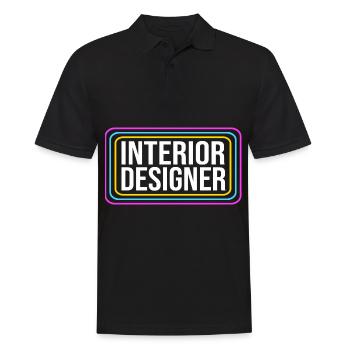 Interior Designer Architecture Architect - Men's Polo Shirt - black - Front - Kai (181cm)
