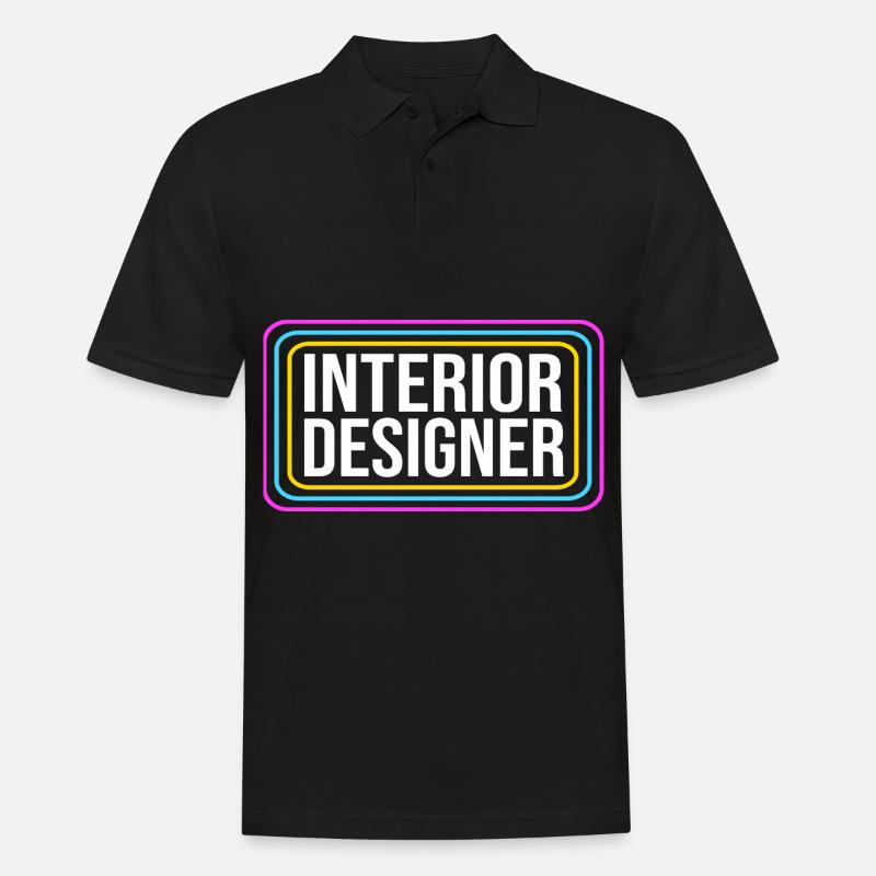 Architecte d’intérieur Architecture Architecte - Polo Homme - noir