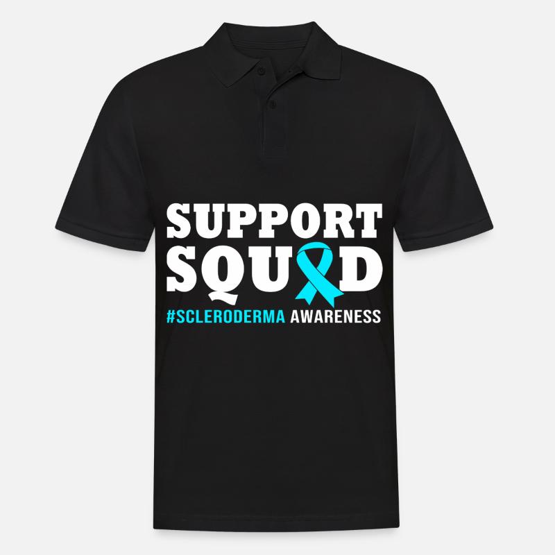 Scleroderma - Men's Polo Shirt - black