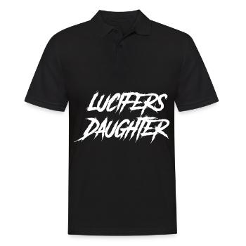 La fille de Goth Lolita Lucifer - Polo Homme - noir - Devant - Kai (181cm)