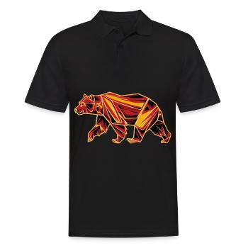 Polygone d’ours - Polo Homme - noir - Devant - Kai (181cm)