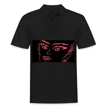 Mystérieux - Polo Homme - noir - Devant - Kai (181cm)