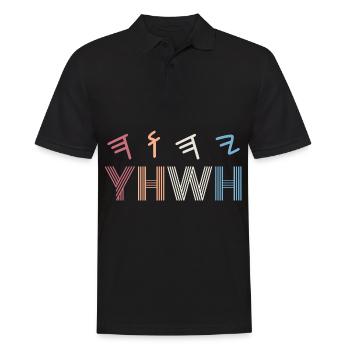 Yeshua Jude Jüdisch Judentum - Männer Poloshirt - Schwarz - Vorne - Kai (181cm)