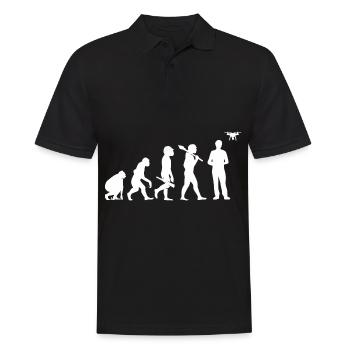 Drone - Polo Homme - noir - Devant - Kai (181cm)