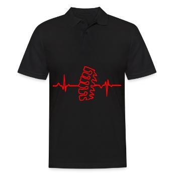 Physiothérapeute chiropracteur physiothérapie - Polo Homme - noir - Devant - Kai (181cm)