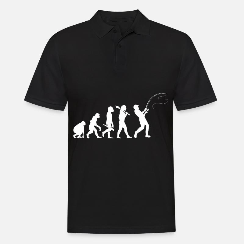 Pêcher Evolution - Polo Homme - noir