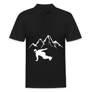 Montagne - Snowboard - (19) - Polo Homme - noir - Devant - Kai (181cm)