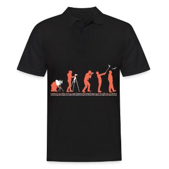 Cadeau de la photographie - caméraman photographie - Polo Homme - noir - Devant - Kai (181cm)