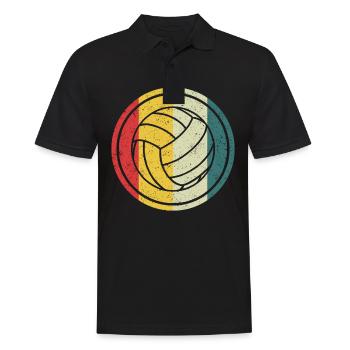 Volley-ball joueur de volley-ball beach-volley sport - Polo Homme - noir - Devant - Kai (181cm)