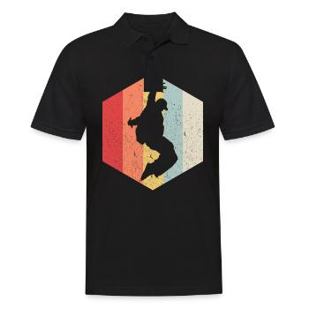 Dance break dance - Men's Polo Shirt - black - Front - Kai (181cm)