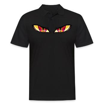 Eyes dead lion - Men's Polo Shirt - black - Front - Kai (181cm)