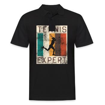 TENNIS expert sports - Polo Homme - noir - Devant - Kai (181cm)