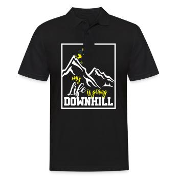 Ski alpin ski montagne sports d'hiver - Polo Homme - noir - Devant - Kai (181cm)
