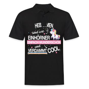 Hebamme Hebammen Entbindungspflegerin Beruf Spruch - Männer Poloshirt - Schwarz - Vorne - Kai (181cm)