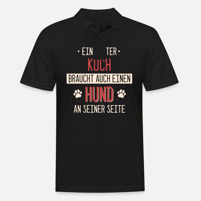 Koch Köche Chefkoch kochen Küche Beruf Spruch - Männer Poloshirt - Schwarz