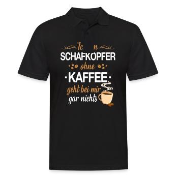 Schafkopfen Schafkopf Kartenspiel Spruch - Männer Poloshirt - Schwarz - Vorne - Kai (181cm)