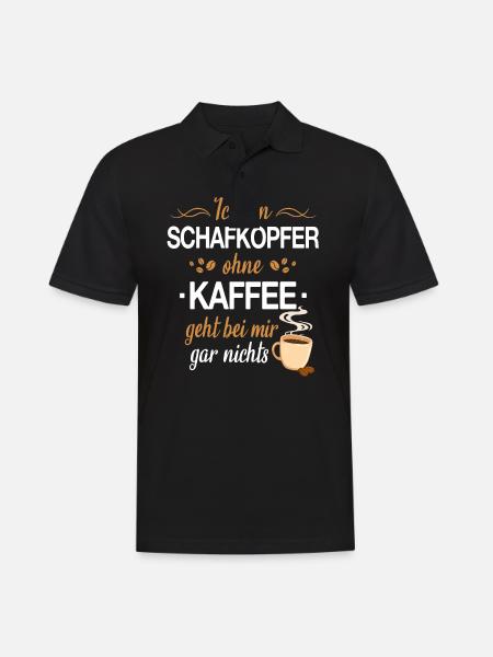 Schafkopfen Schafkopf Kartenspiel Spruch - Männer Poloshirt - Schwarz