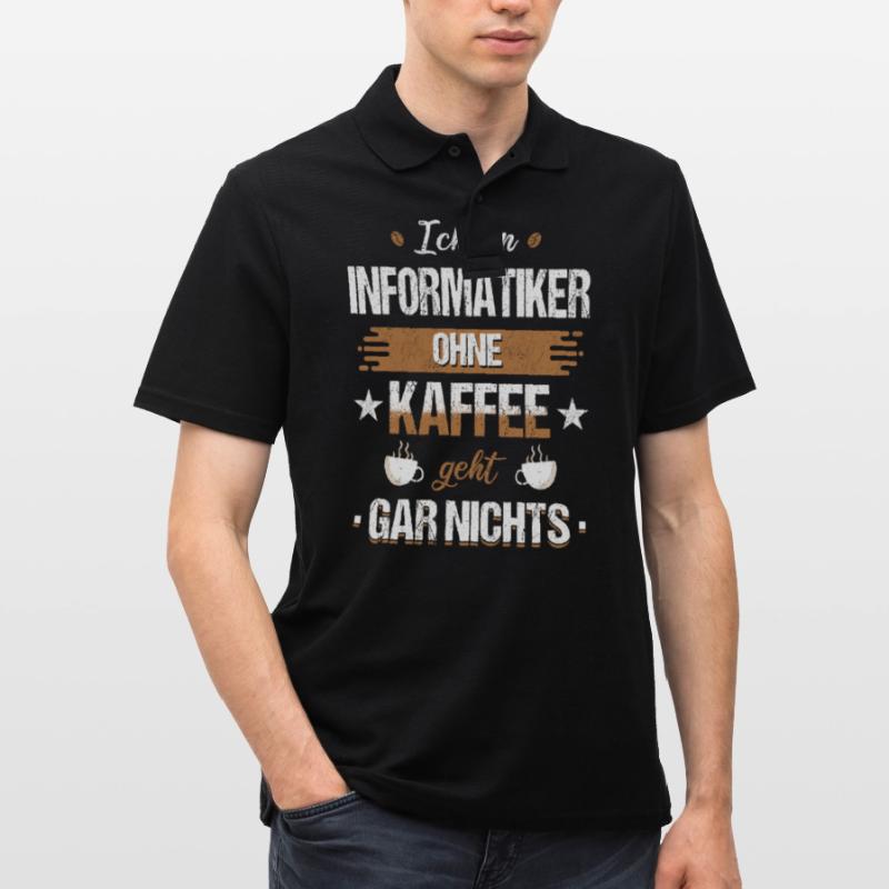 Informatiker Programmierer Informatik Spruch Männer Poloshirt