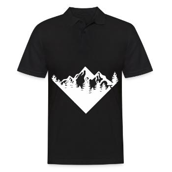Montagne - (21) - Polo Homme - noir - Devant - Kai (181cm)