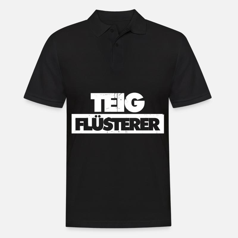 Bäcker Backen Konditor - Männer Poloshirt - Schwarz