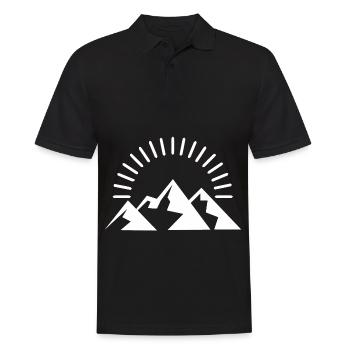 Berg - (19) - Männer Poloshirt - Schwarz - Vorne - Kai (181cm)
