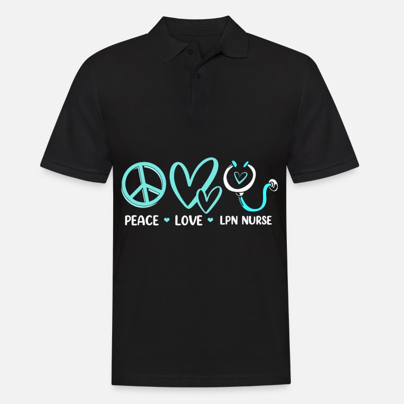 Krankenpflegerin Krankenschwester Krankenpfleger - Männer Poloshirt - Schwarz