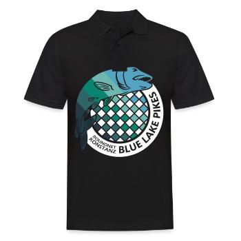 Blue Lake Pikes Konstanz - Männer Poloshirt - Schwarz - Vorne - Kai (181cm)