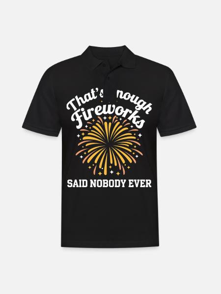 Pyrotechnics Fireworks Pyrotechnics - Men's Polo Shirt - black
