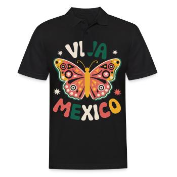 Mexico Mexico Mexican Spanish - Men's Polo Shirt - black - Front - Kai (181cm)