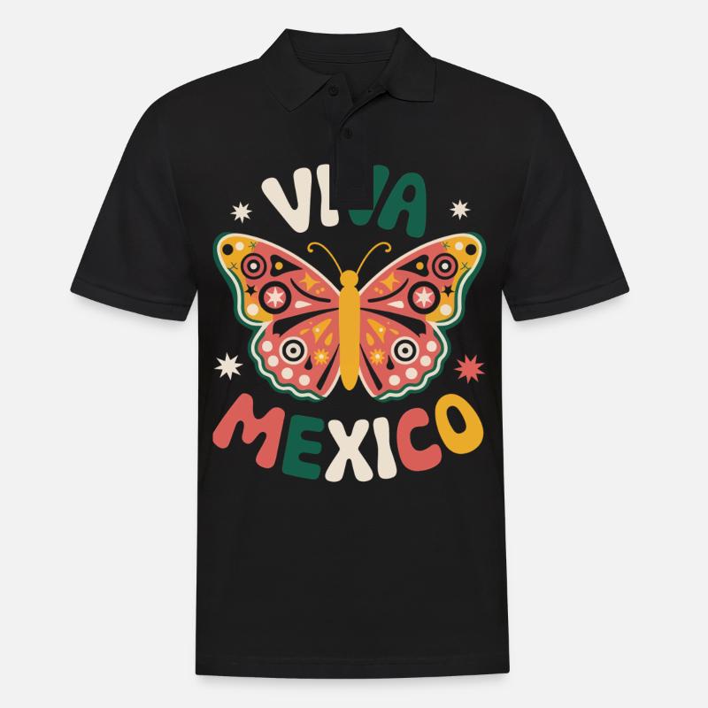Mexique Mexique Mexicain Espagnol - Polo Homme - noir
