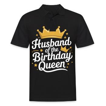 Ehemann Ehegatte Familie Hochzeit - Männer Poloshirt - Schwarz - Vorne - Kai (181cm)