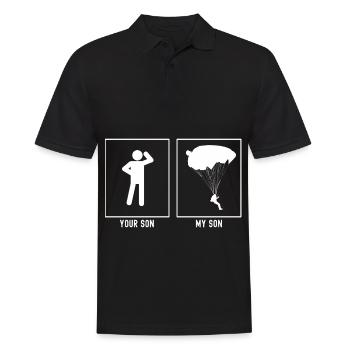 Ton Fils - Mon Fils - Parapente Seitena - Polo Homme - noir - Devant - Kai (181cm)